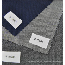 tissu tissé sergé 70% laine et 30% polyester mélangé classique pour costume formel